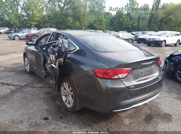 1C3CCCAB5GN176646 2016 CHRYSLER 200 Серый Вид спереди
