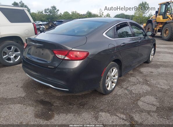 1C3CCCAB5GN176646 2016 CHRYSLER 200 Серый Задняя правая четверть