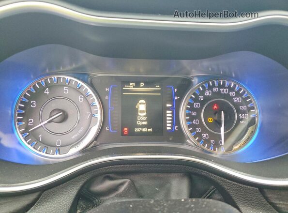1C3CCCAB5HN507193 2017 CHRYSLER 200 Белый Вид щитка приборов