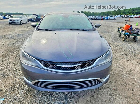1C3CCCAB5HN511955 2017 CHRYSLER 200 Charcoal Widok z przodu