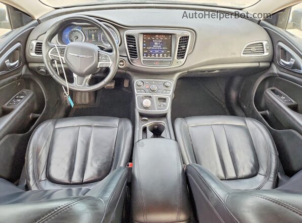 1C3CCCAB5HN511955 2017 CHRYSLER 200 Charcoal Widok deski rozdzielczej