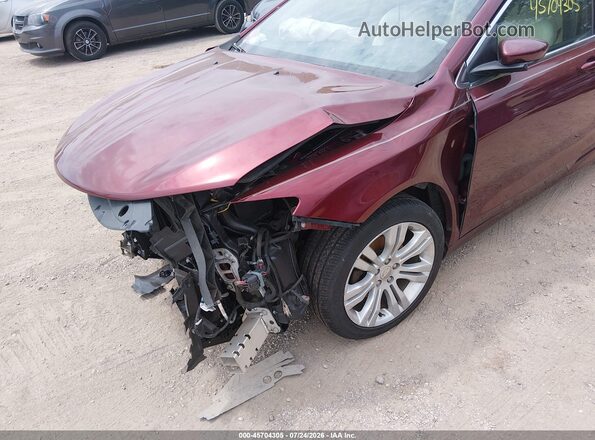1C3CCCAB6GN105021 2016 CHRYSLER 200 Burgundy Սալոնի հետևի տեսք