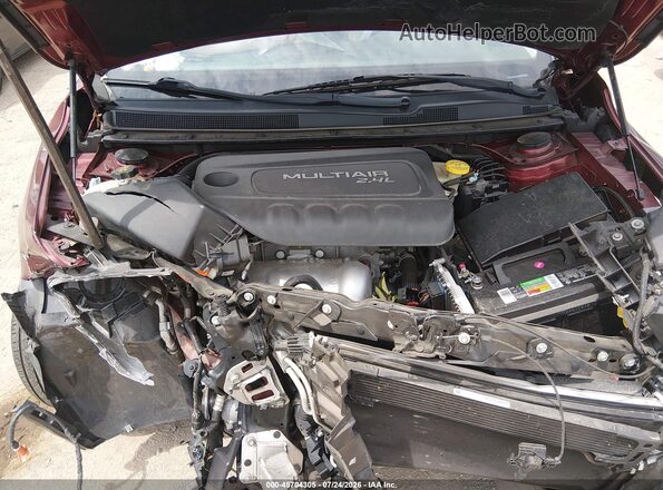 1C3CCCAB6GN105021 2016 CHRYSLER 200 Burgundy Հետևի տեսք