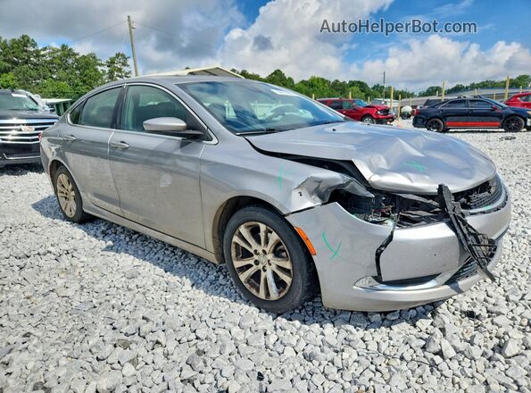 1C3CCCAB6GN113653 2016 CHRYSLER 200 Silver Առջևի աջ