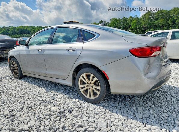 1C3CCCAB6GN113653 2016 CHRYSLER 200 Silver Հետևի ձախ