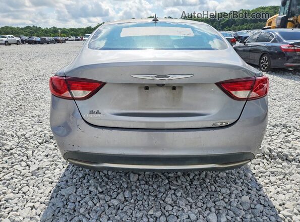 1C3CCCAB6GN113653 2016 CHRYSLER 200 Silver Հետևի տեսք