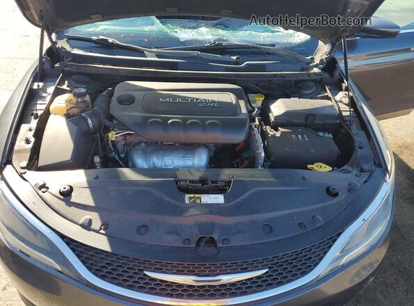 1C3CCCAB6GN123602 2016 CHRYSLER 200 Gray Vista interior trasera