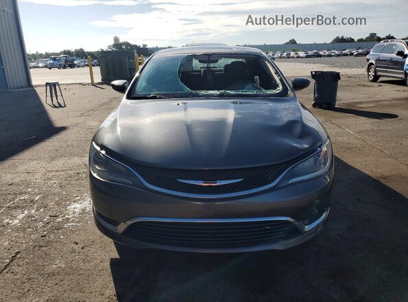 1C3CCCAB6GN123602 2016 CHRYSLER 200 Gray Vista frontal