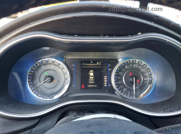 1C3CCCAB6GN123602 2016 CHRYSLER 200 Gray Vista del cuadro de instrumentos