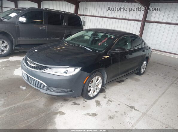1C3CCCAB6GN131862 2016 CHRYSLER 200 Black Przód lewy