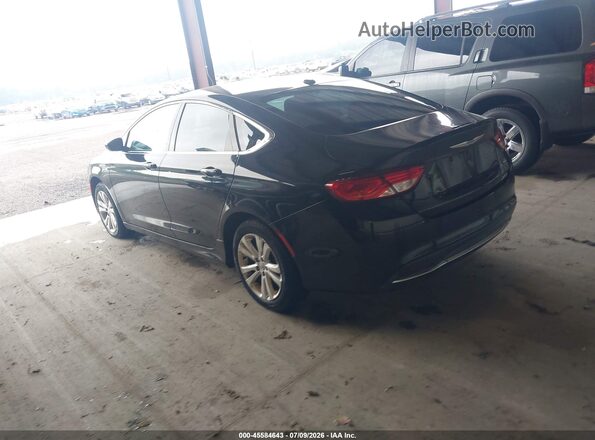 1C3CCCAB6GN131862 2016 CHRYSLER 200 Black Tył lewy