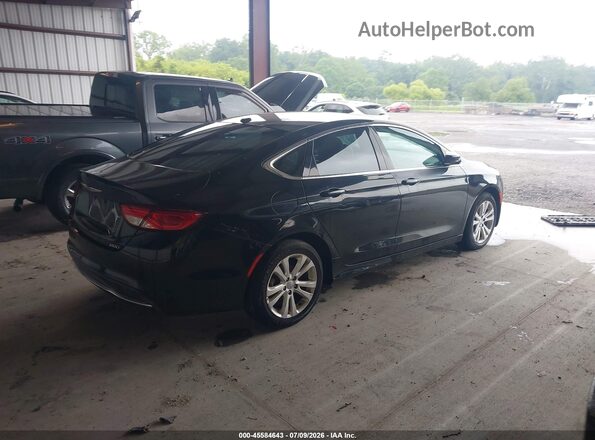 1C3CCCAB6GN131862 2016 CHRYSLER 200 Black Tył prawy