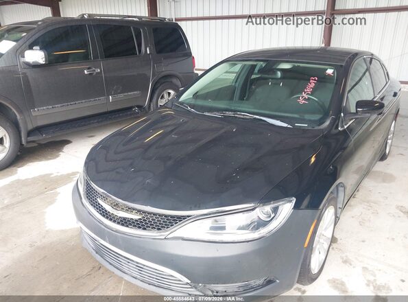1C3CCCAB6GN131862 2016 CHRYSLER 200 Black Widok z przodu