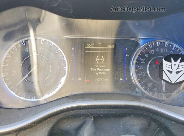 1C3CCCAB6GN145437 2016 CHRYSLER 200 Silver Instrument cluster view