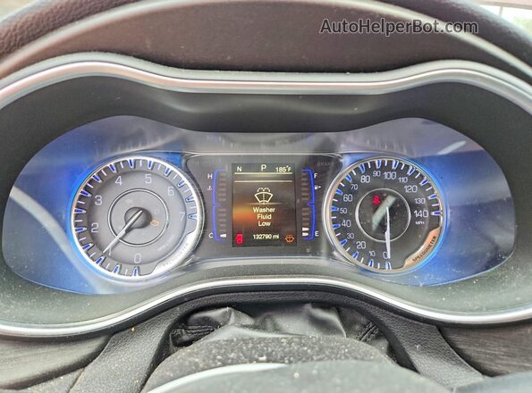 1C3CCCAB6GN191236 2016 CHRYSLER 200 Бордовый Вид щитка приборов