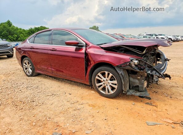 1C3CCCAB6GN191236 2016 CHRYSLER 200 Бордовый Передняя правая четверть