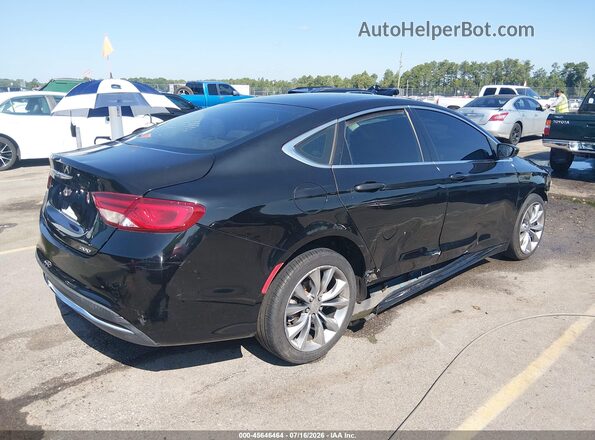 1C3CCCAB7GN138240 2016 CHRYSLER 200 Black უკანა მარჯვენა