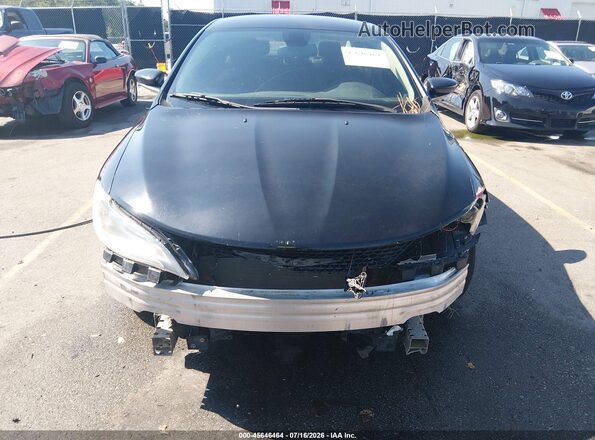 1C3CCCAB7GN138240 2016 CHRYSLER 200 Black წინა ხედი