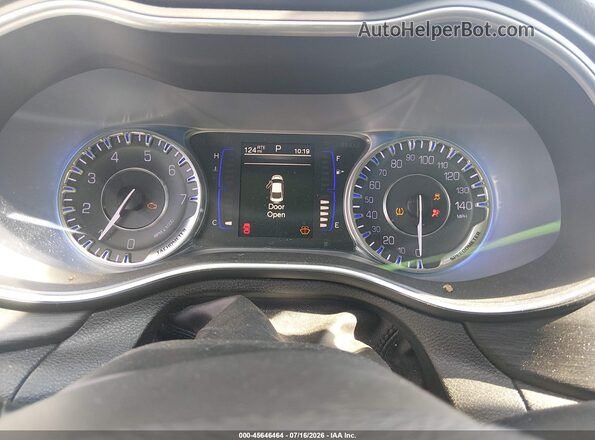 1C3CCCAB7GN138240 2016 CHRYSLER 200 Black უკანა სავარძლების ხედი