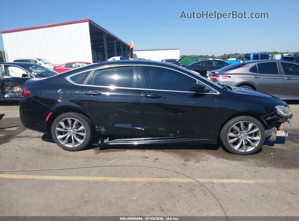 1C3CCCAB7GN138240 2016 CHRYSLER 200 Black უკანა სალონის ხედი