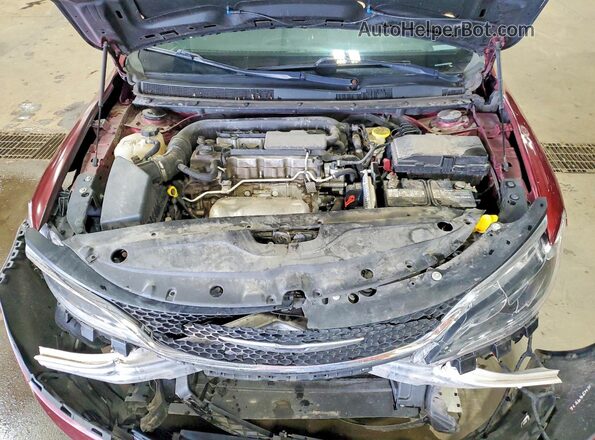 1C3CCCAB7GN143308 2016 CHRYSLER 200 Темно-бордовый Вид задней части салона