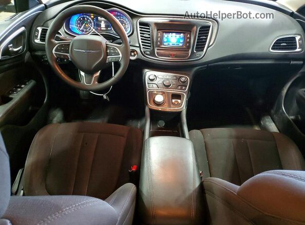 1C3CCCAB7GN143308 2016 CHRYSLER 200 Темно-бордовый Вид панели приборов