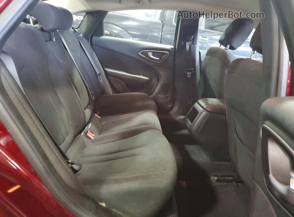 1C3CCCAB7GN143308 2016 CHRYSLER 200 Темно-бордовый Вид задних сидений