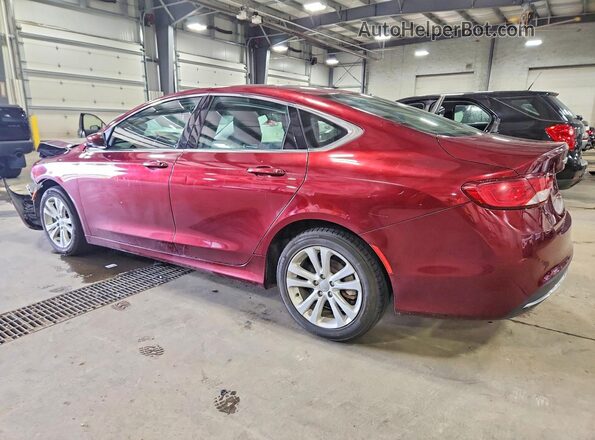 1C3CCCAB7GN143308 2016 CHRYSLER 200 Темно-бордовый Задняя левая четверть