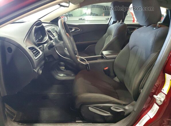 1C3CCCAB7GN143308 2016 CHRYSLER 200 Темно-бордовый Вид салона спереди