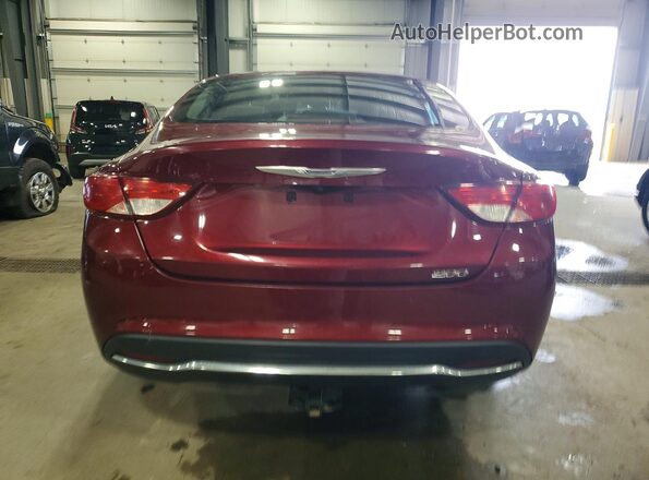 1C3CCCAB7GN143308 2016 CHRYSLER 200 Темно-бордовый Вид сзади
