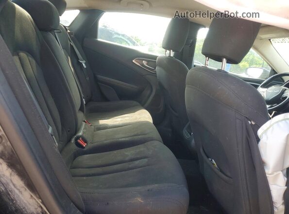 1C3CCCAB7GN152154 2016 CHRYSLER 200 Black Вид задніх сидінь