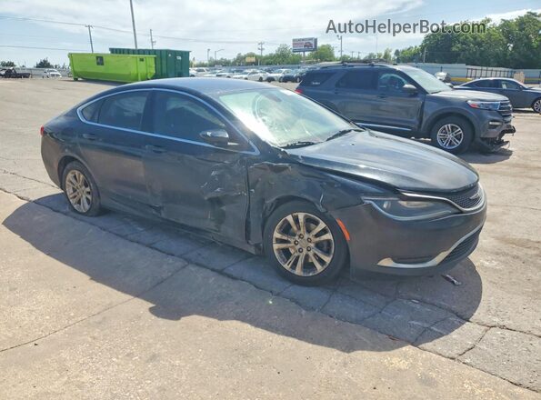 1C3CCCAB7GN152154 2016 CHRYSLER 200 Black Передня права чверть