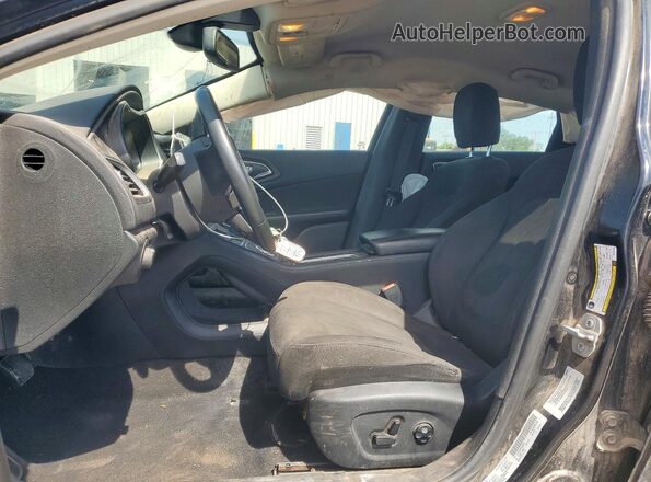 1C3CCCAB7GN152154 2016 CHRYSLER 200 Black Вид салону спереду