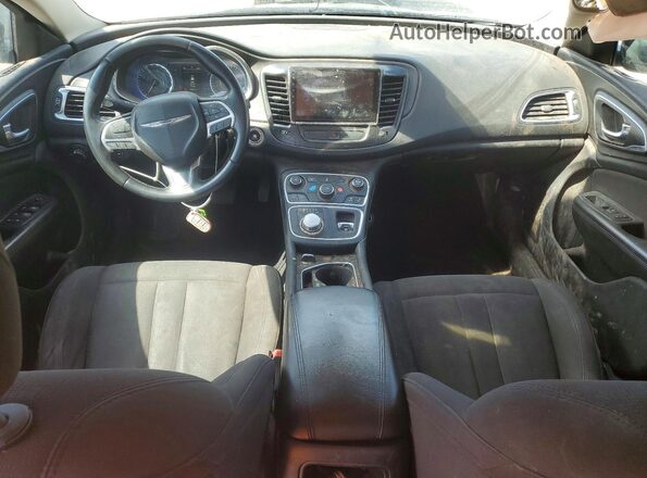 1C3CCCAB7GN152154 2016 CHRYSLER 200 Black Вид панелі приладів