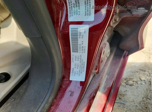 1C3CCCAB7GN171593 2016 CHRYSLER 200 Burgundy Вид підкапотного простору