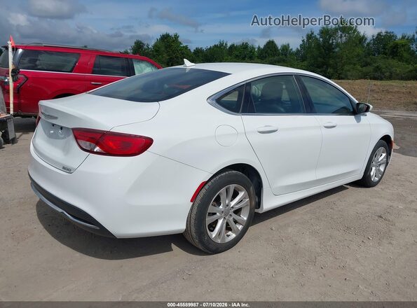 1C3CCCAB7GN192296 2016 CHRYSLER 200 White Tył prawy