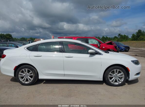 1C3CCCAB7GN192296 2016 CHRYSLER 200 White Widok wnętrza z tyłu