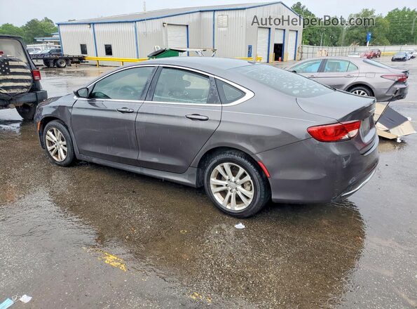 1C3CCCAB8GN112942 2016 CHRYSLER 200 Серый Задняя левая четверть