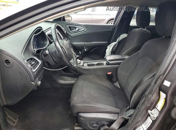 1C3CCCAB8GN112942 2016 CHRYSLER 200 Серый Вид салона спереди