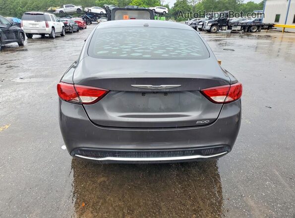 1C3CCCAB8GN112942 2016 CHRYSLER 200 Серый Вид сзади
