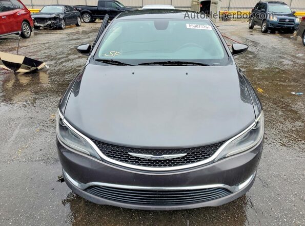 1C3CCCAB8GN112942 2016 CHRYSLER 200 Серый Вид спереди