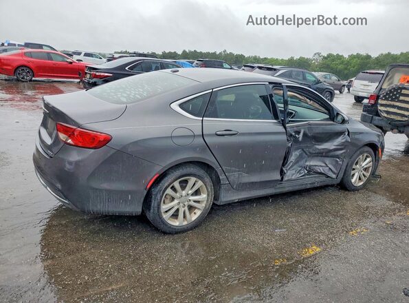1C3CCCAB8GN112942 2016 CHRYSLER 200 Серый Задняя правая четверть