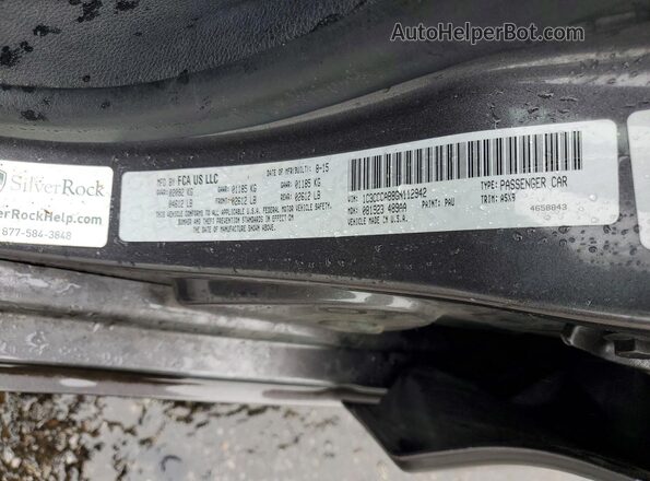 1C3CCCAB8GN112942 2016 CHRYSLER 200 Серый Вид подкапотного пространства