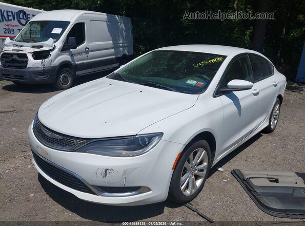 1C3CCCAB8GN140692 2016 CHRYSLER 200 White წინა მარცხენა ხედი სამი მეოთხედიდან