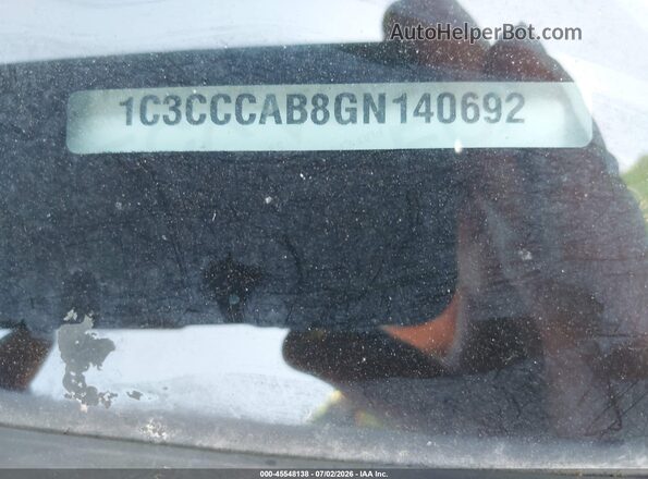 1C3CCCAB8GN140692 2016 CHRYSLER 200 White ხელსაწყოთა პანელის ხედი