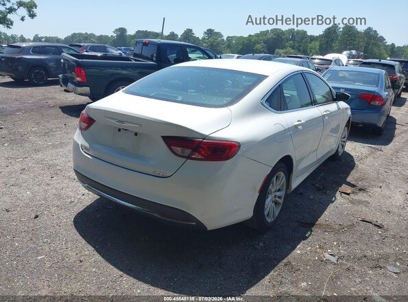 1C3CCCAB8GN140692 2016 CHRYSLER 200 White უკანა მარჯვენა
