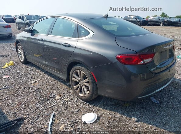 1C3CCCAB8GN169660 2016 CHRYSLER 200 Gray Rear left