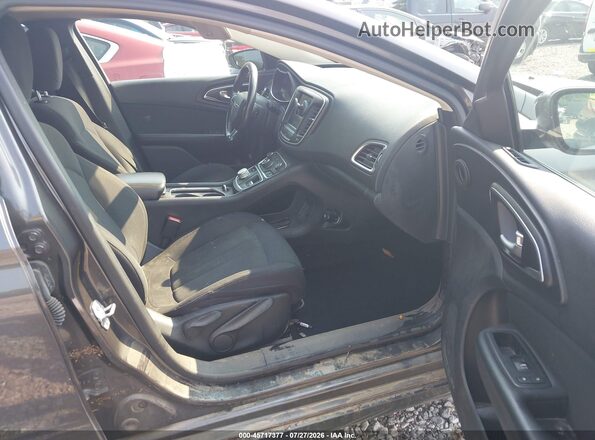 1C3CCCAB8GN169660 2016 CHRYSLER 200 Gray Front interior view