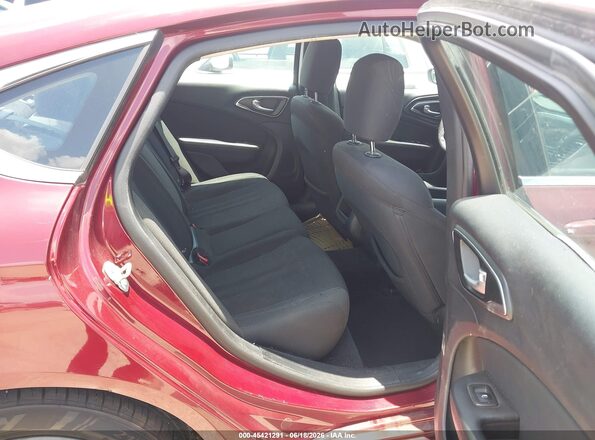 1C3CCCAB8GN175121 2016 CHRYSLER 200 Maroon VIN კოდის სტიკერის ხედი