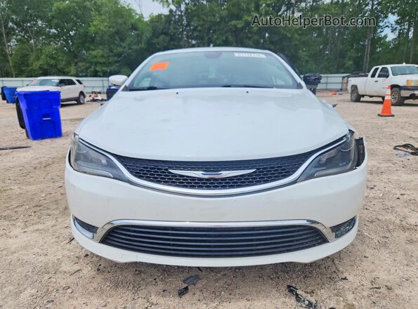 1C3CCCAB8HN507298 2017 CHRYSLER 200 White Front view